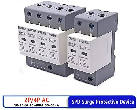Защита от пренапрежение SJSW AC SPD 2P 3P 4P 10〜20KA/20〜40KA /30KA〜60KA За защита от домашно цип Низковольтный разрядник Защитно устройство