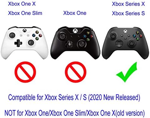 Калъф за контролера на Xbox серия X, калъф за контролера Hikfly, Съвместим с калъф за писалки контролер Xbox X series / S Силиконов