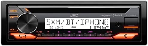 Автомобилна и морска стерео JVC KD-T92MBS на един Din със CD, Bluetooth, USB, поддръжка на SiriusXM, печатна платка с конформным