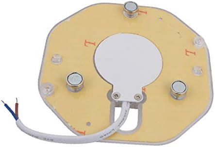 X-DREE 3шт AC185-265V 12 W led лампа с кръгла форма, вентилатор на оптични лещи 24 светодиода 4000 До (3шт AC185-265-V 12 W