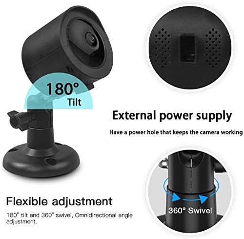 Външен скоба Koroao за домашна камера YI Smart Security 3, защитен калъф за защита от атмосферни влияния и Регулируема закопчалка отвътре