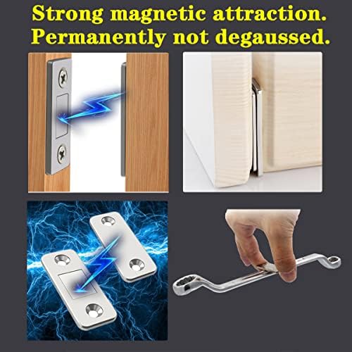 Магнитна Вратата се Затвори шкафа Ультратонкая Магнитна Ключалка Доводчика Система за заключване на вратите на гардероба Здрав Магнитен