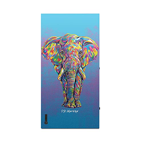 Дизайн на своята практика за главата Официално Лицензиран P. D. Moreno Elephant Animals II Матово Vinyl Стикер Калъф за игра кожа,