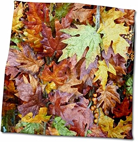 Кърпи 3dRose Florene Décor II - Рисувани Есенни листа - twl-61838-1)