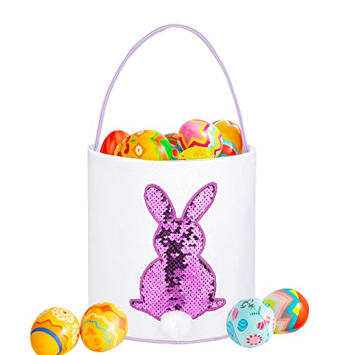 Кошница с Великден Зайче за Деца - Великден чанта-тоут с дръжка за Събиране на яйца