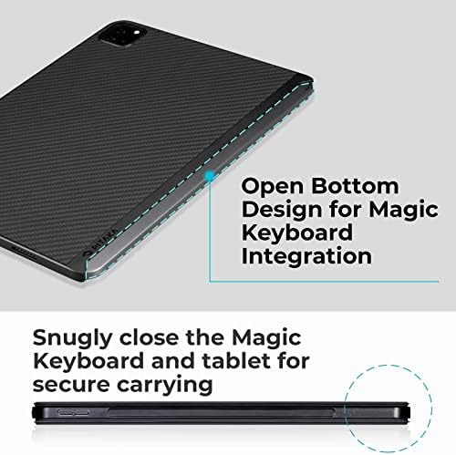 Магнитна стойка и калъф PITAKA за iPad Pro 2022 11 Инча 4-то поколение, Компактен Калъф Magic Keyboard, Притежател на iPad с