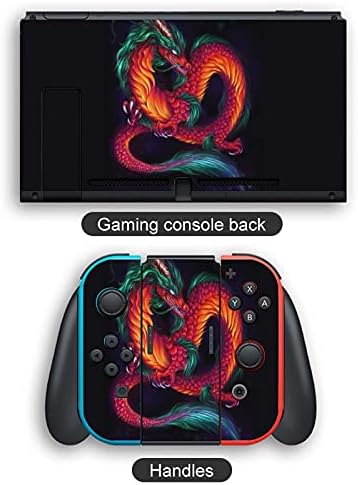 Детска стикер Red Dragon за игра с красив дизайн, Подходяща за серия Превключвател за Switch