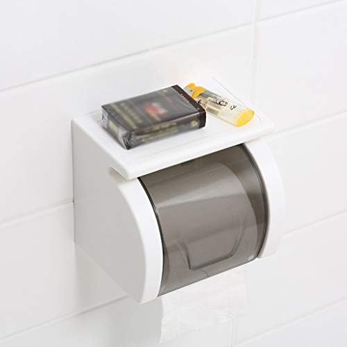 CDYD Кутия За Тоалетни Кърпички Рафтове За Тоалетна Хартия Тава за Роли Баня Водоустойчив Притежателя на салфетки