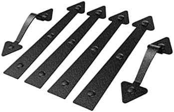 Профили Easy Fix Black 240 Линии С Магнитни Декоративни вложки за гаражни врати (черен - 2)