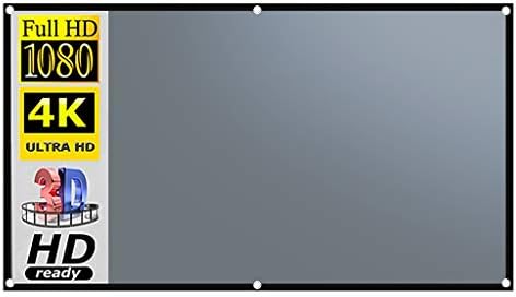 TWDYC 16:9 Метален Антисветовой завеса 100/120/133 Инча Домашен Уличен Офис Преносим 3D HD проектор екран (Размер: 30 см)