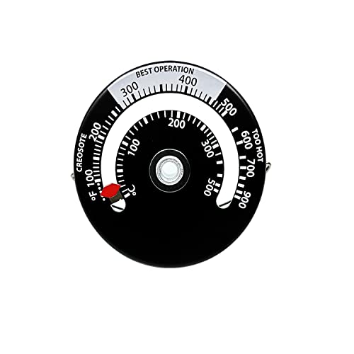 Термометър за печки, сензор на термометъра тръби за печка на дърва, което позволява да се избегне повреда на вентилатора на фурната в резултат на прегряване.