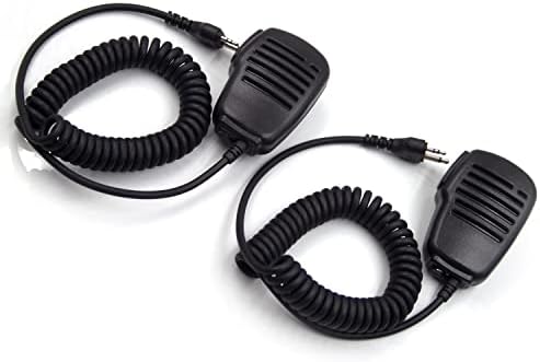 Tmoufulo (2 комплекта на преносими раменни говорители с микрофон, съвместими с Midland GXT1000VP4 GXT1050VP4 GXT1030VP4 LXT630VP3 LXT600VP3