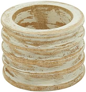 Дървени Перки пръстени за салфетки (комплект от 4)