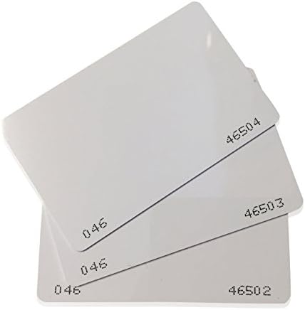 2 бр 26-битови безконтактни карти CR80 Weigand Prox ТЕСТЕР ПАКЕТ С чисти карти за печат, съвместими с считывателями формат ISOProx 1386 1326