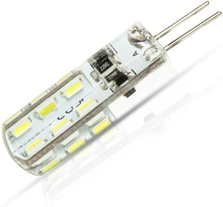 Mengjay® 15x G4 DC12V 1,5 W Led Лампа с 24 светодиода на SMD 3014 Led Царевичен Лампа за Кристал Led Лампа Прожекторные Лампи Студен Бял