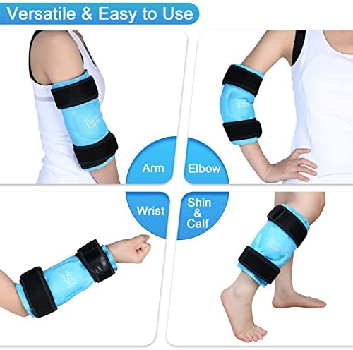 Пакет с лед на коляното Relief Expert за наранявания многократна употреба Гелевый студен компрес, обвивка на коляното около коляното