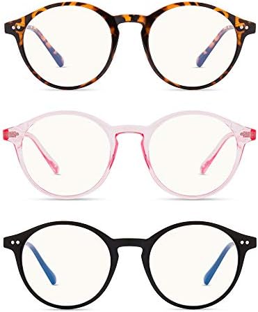 Нови 3 Опаковки Сини Заключващи Точки за жени /Мъже, Сини Светлинни Блокер очила, Очила за екрана на компютъра
