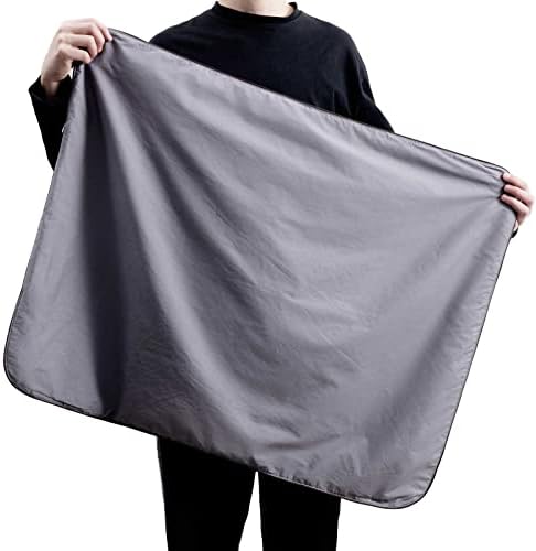 Трислойно преносимо одеяло RPROT, различни опции за използване за защита на бебета и бременни жени (27*35 инча) (сиво)