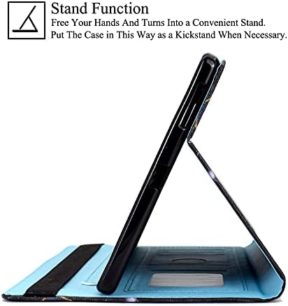 Калъф за таблет REASUN Galaxy Tab A7 Lite 2021, Калъф-поставка от изкуствена кожа Премиум-клас, Отделения за карти, устойчив на удари