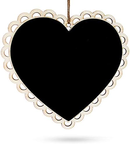 Черна дъска във формата на Сърце, Стираемая Подвесная Черна Дъска - Дъска за сигнализация, Ширина 6 См